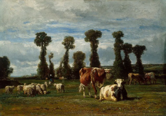 Pasture in Normandy, Constant Troyon
