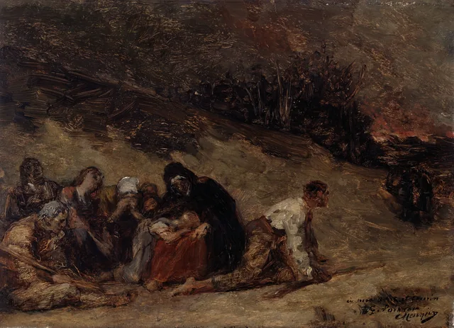 Episódio da guerra dos camponeses (1798-1799), Constantin Meunier