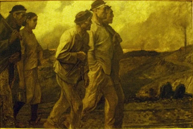 A Volta dos mineiros, Constantin Meunier