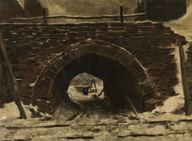 A velha ponte, Constantin Meunier