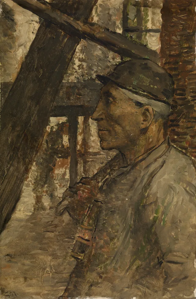 Mineiro com a lâmpada, Constantin Meunier