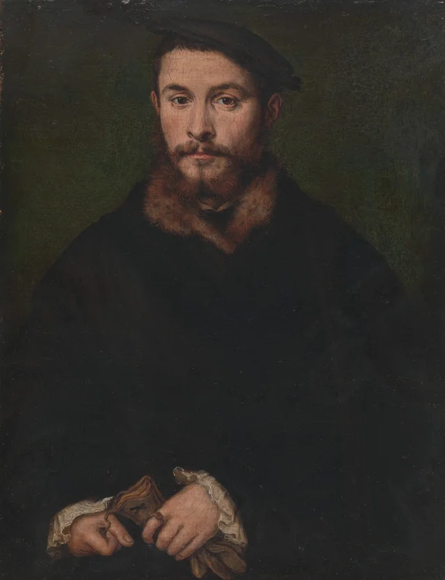 Portrait of a Man with Gloves, Corneille de Lyon