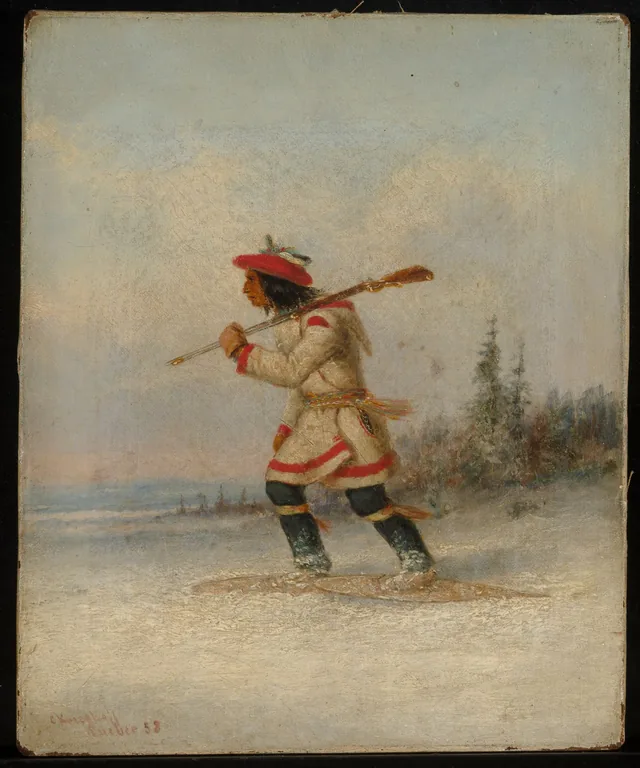 Caçador indígena, Cornelius Krieghoff