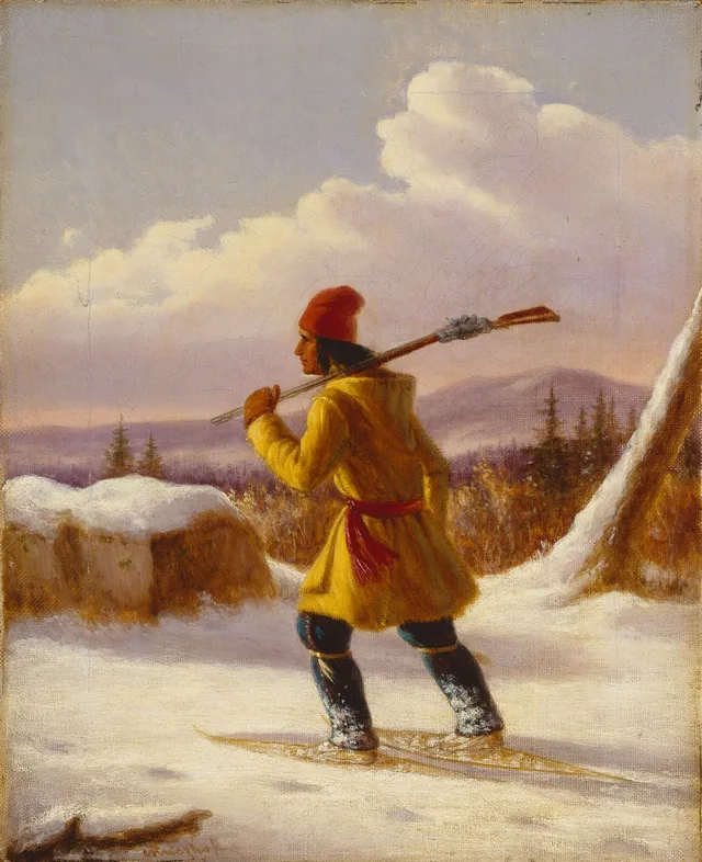 Caçador indígena, Cornelius Krieghoff