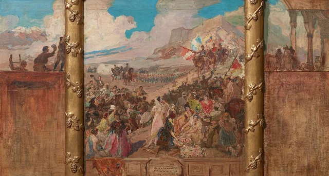 El paso de los libertadores (Apoteosis de Ayacucho), Daniel Hernández