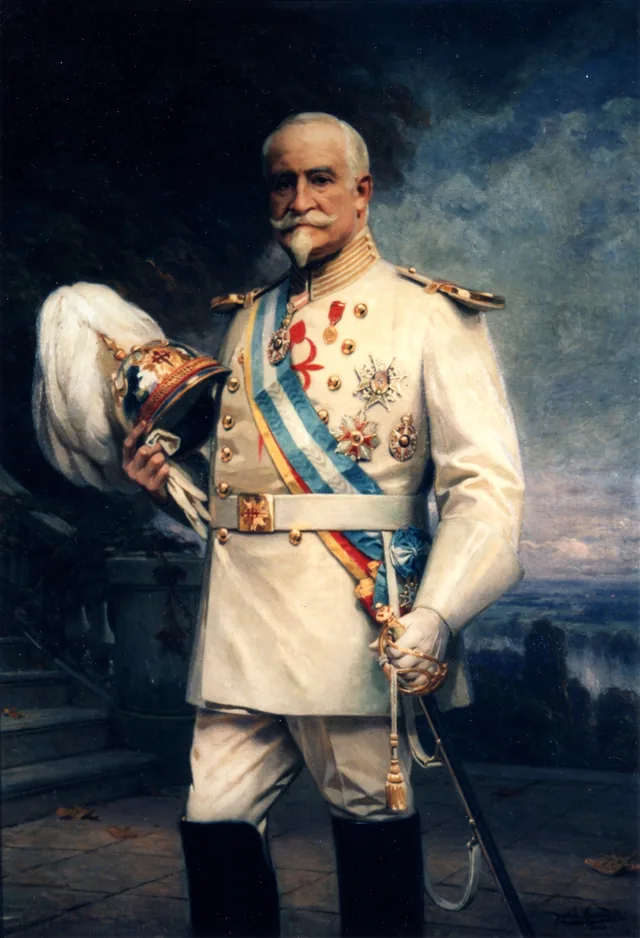 Juan Mariano de Goyeneche y Gamio, III conde de Guaqui, com uniforme de cavaleiro da Ordem de Santiago, Daniel Hernández