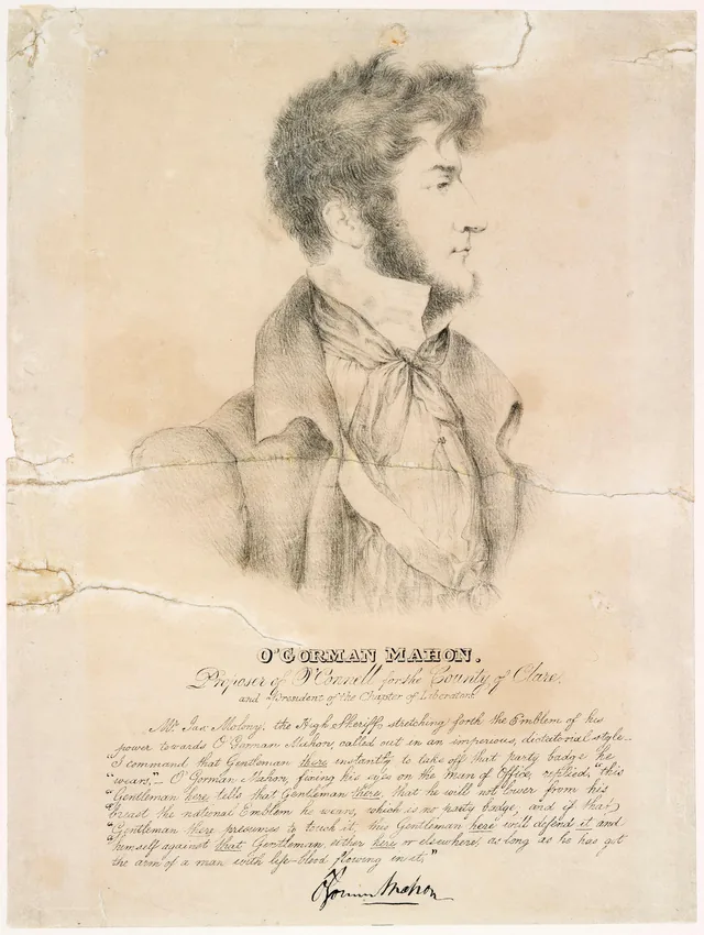 Charles James Patrick Mahon, dito o O'Gorman Mahon (1800-1891), aventureiro e soldado, Daniel Maclise