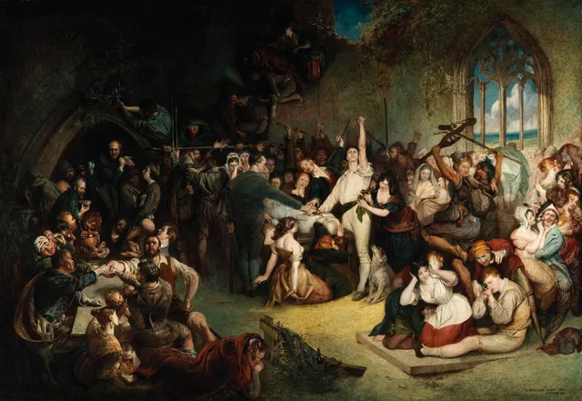 A Entronização do capitão Rock, Daniel Maclise
