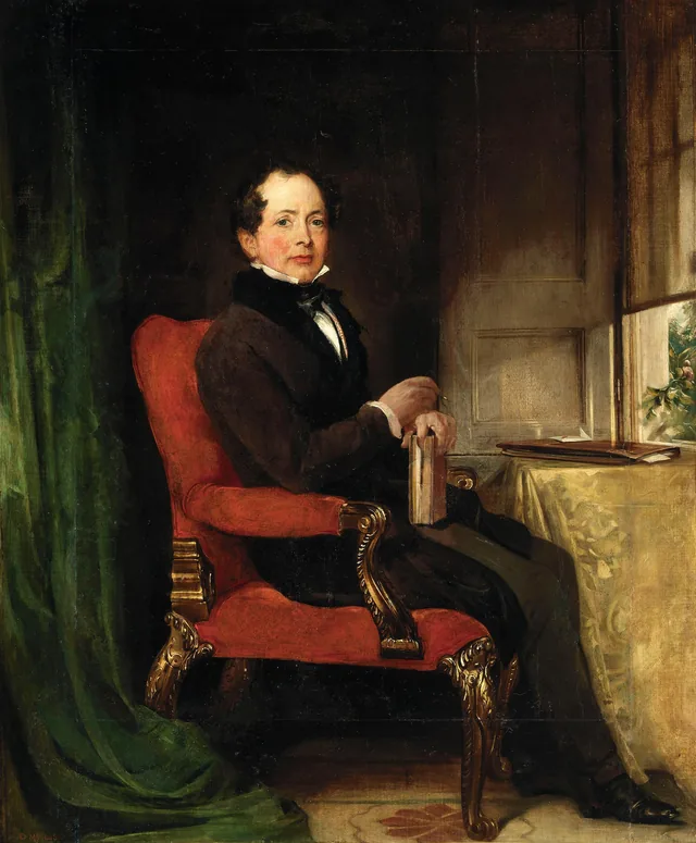 Retrato de Thomas Moore (1779-1852), poeta, Daniel Maclise