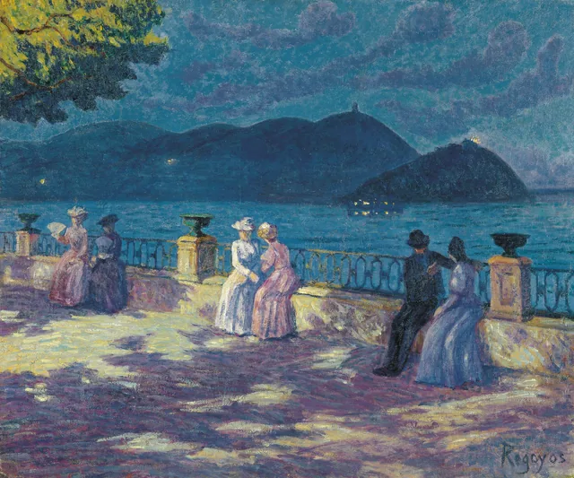 La Concha, nocturne, Darío de Regoyos