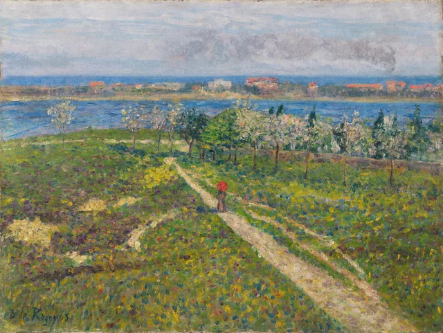 Les amandiers en fleurs