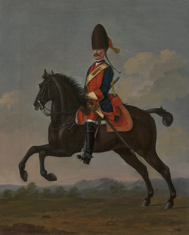 Grenadier, Regiment of Dragoons "Liechtenstein", David Morier