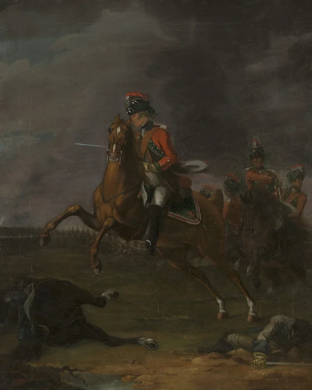 Battle Scene, 15th Light Dragoons, David Morier