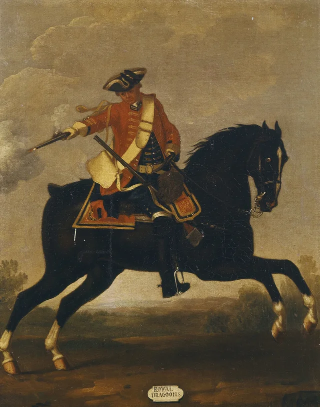 Private, 1st Royal Dragoons, 1751, David Morier