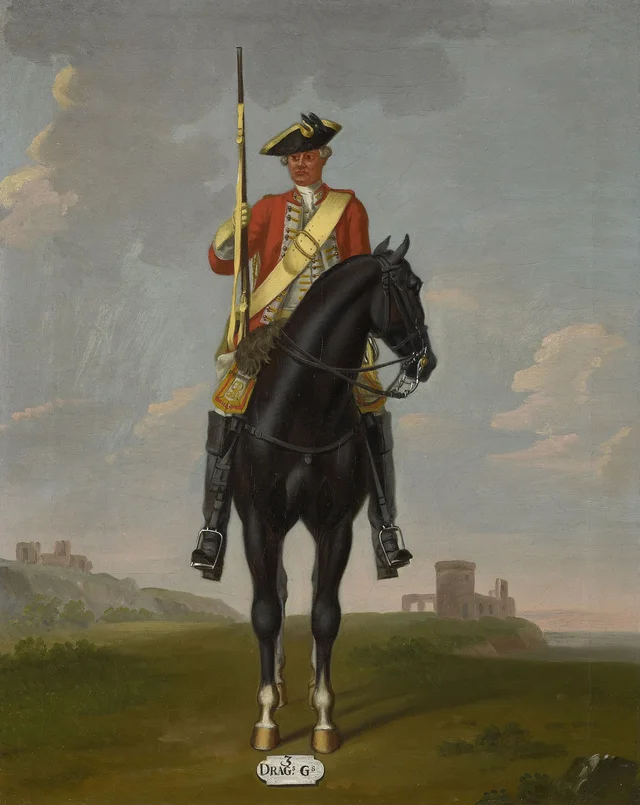 Private, 3rd Dragoon Guards, 1751, David Morier