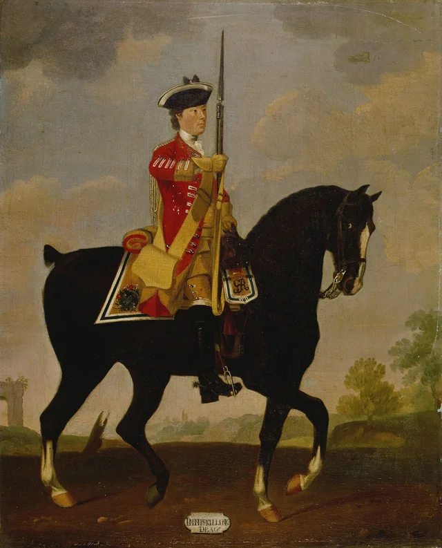 Private, 6th Inniskilling Dragoons, 1751, David Morier