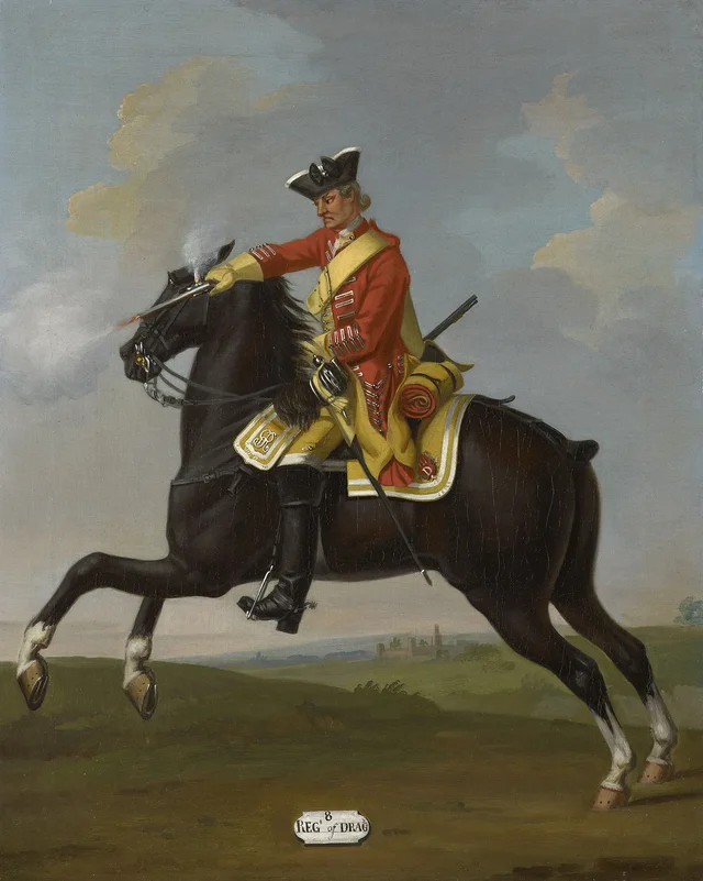 Private, 8th Dragoons, 1751, David Morier