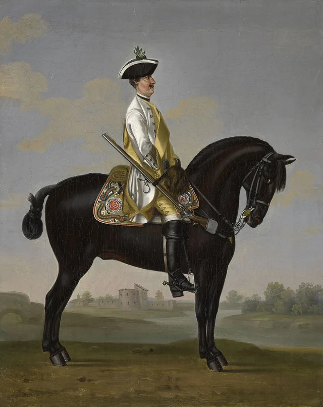Private, Regiment of Horse 1A "Leib Regiment", David Morier