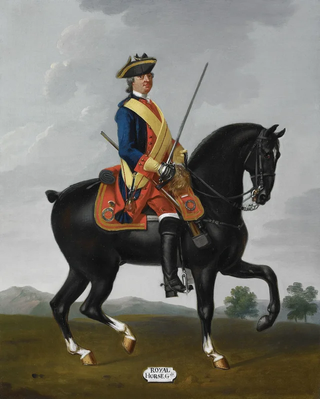 Private, Royal Horse Guards (The Blues), 1751, David Morier