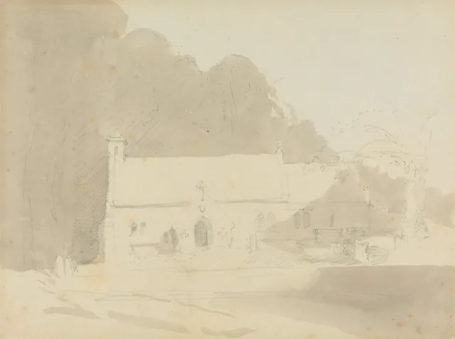 Uma igreja rural, David Roberts
