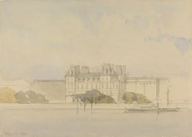 Montague House, Whitehall, David Roberts