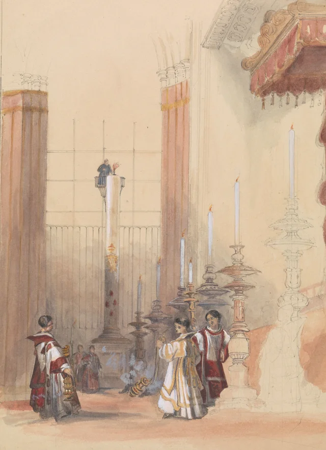 Estudio preparatorio para «la catedral de Sevilla»