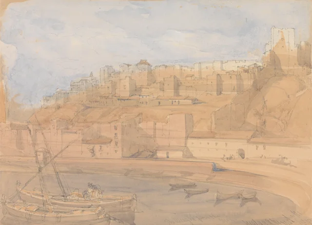La Alcazaba desde el muelle, Málaga