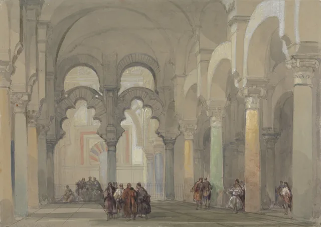 A mesquita de Córdoba, David Roberts