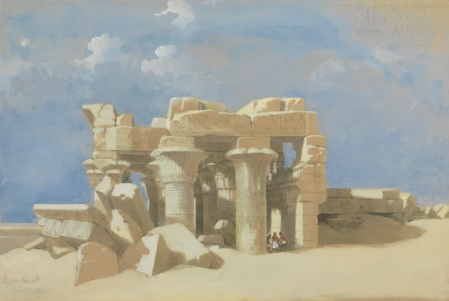Vista de Kom Ombo, David Roberts