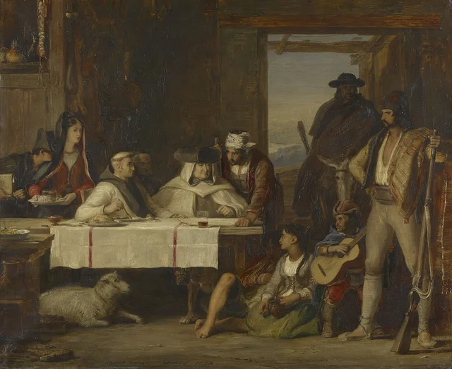 The Spanish Posada: A Guerilla Council of War, David Wilkie
