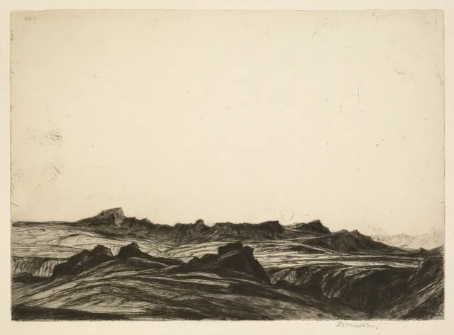 Os picos de Arran, David Young Cameron