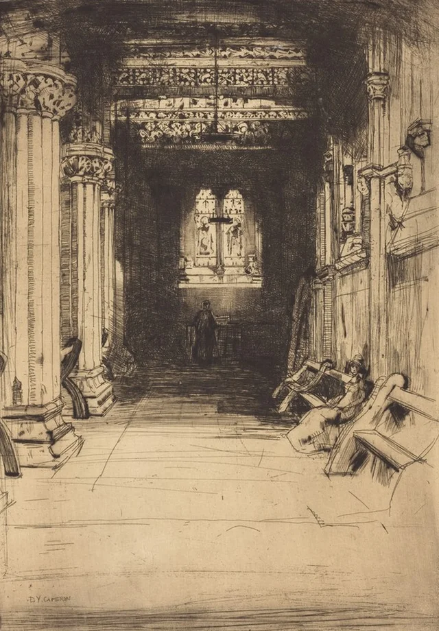 La capilla de Rosslyn, David Young Cameron