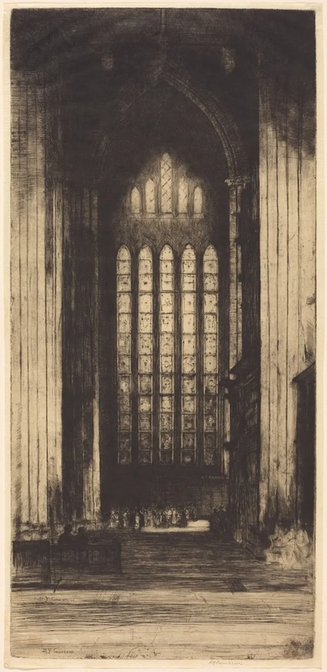 As Cinco Irmãs, catedral de York, David Young Cameron