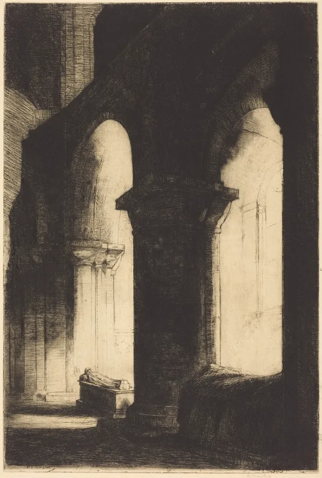 Catedral de Winchester (interior), David Young Cameron