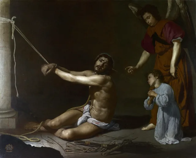 Christ contemplated by the Christian Soul, Diego Velázquez