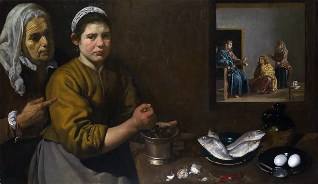 Christ in the House of Martha and Mary, Diego Velázquez