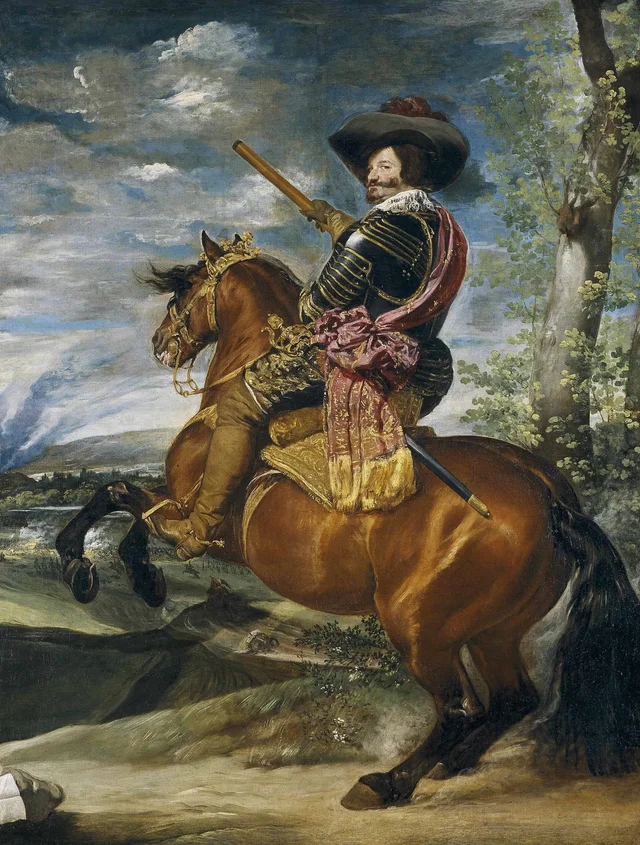 Gaspar de Guzmán, conde-duque de Olivares, a caballo, Diego Velázquez