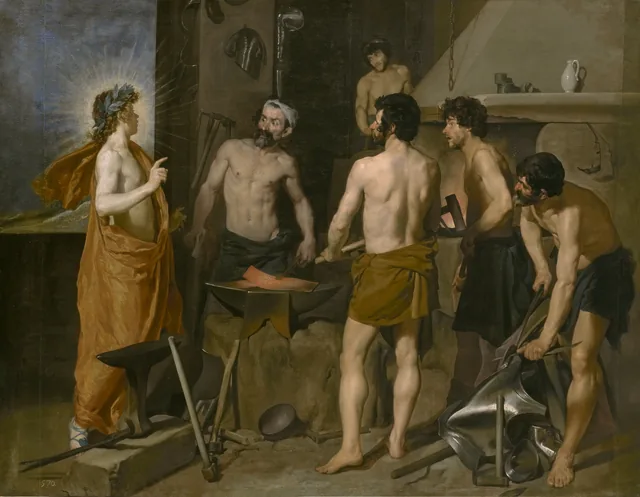 Apollo in the Forge of Vulcan, Diego Velázquez