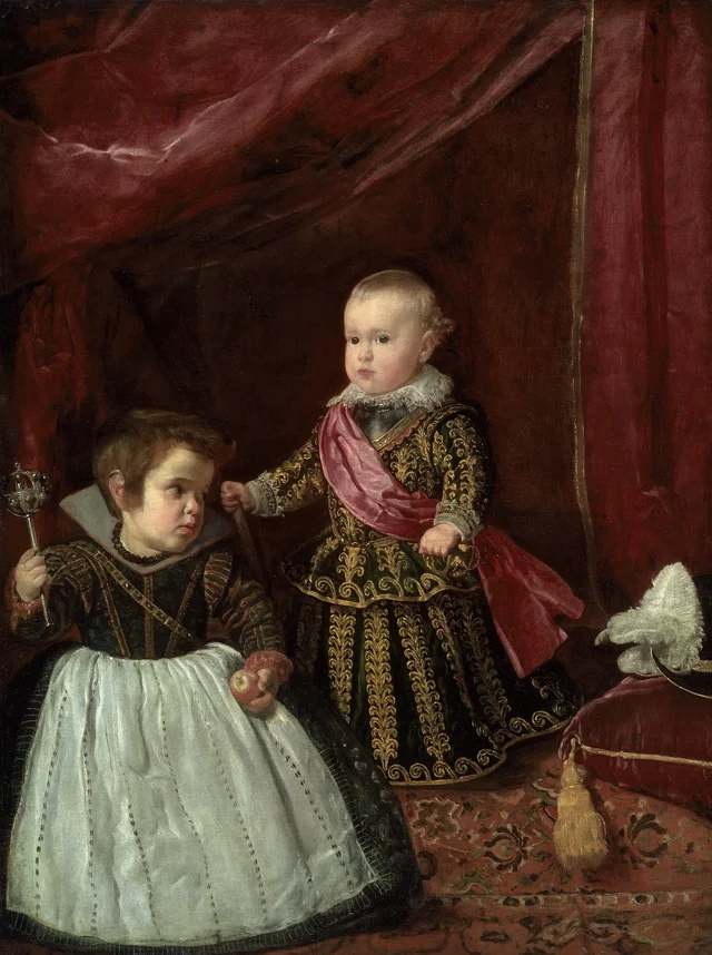 Prince Balthasar Charles With a Dwarf