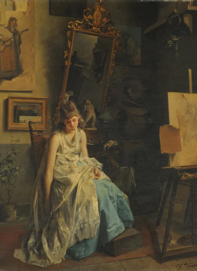 The Model, Domenico Induno