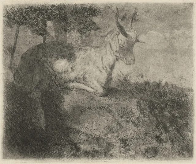 The Little Goat (La capretta), Domenico Morelli