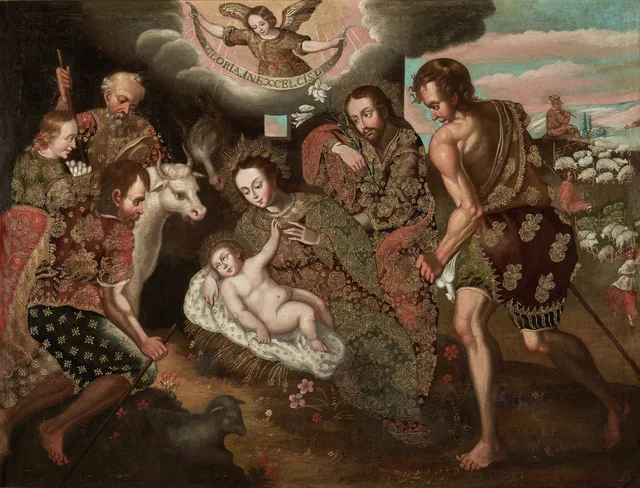 Adoration of the Shepherds, École de Cuzco