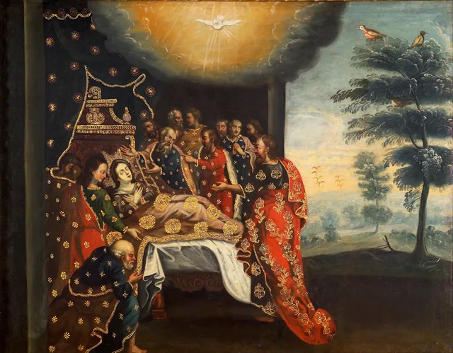A Dormição da Virgem, Escola de Cusco