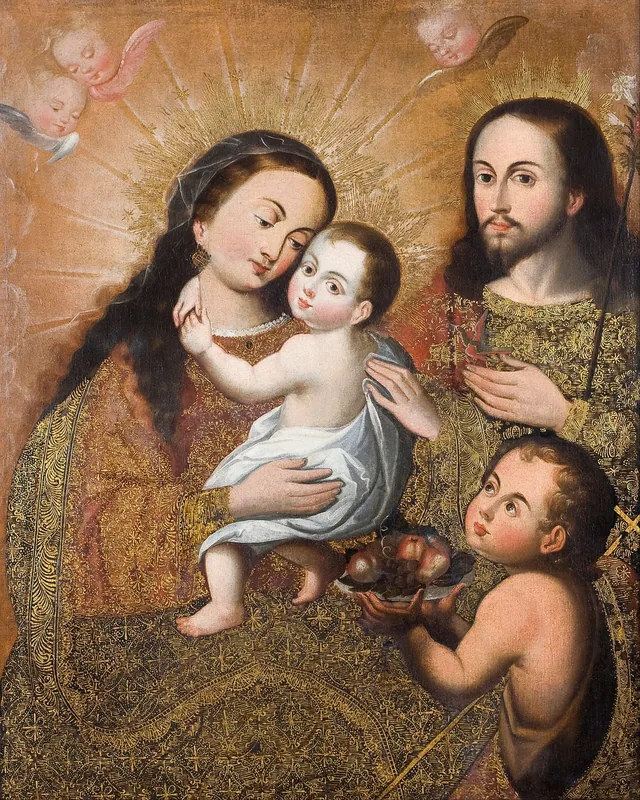 Holy Family with the Infant Saint John the Baptist and a Goldfinch