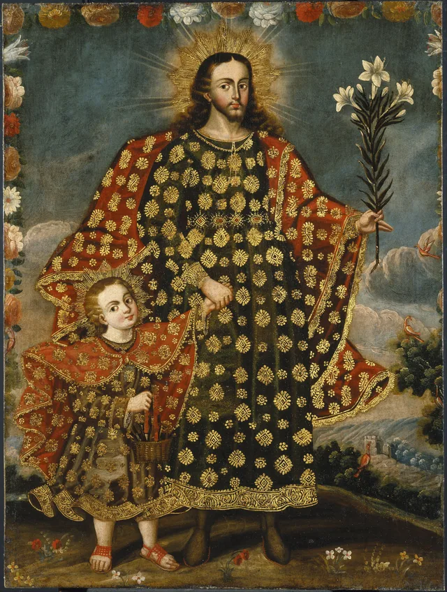 São José e o Menino Jesus, Escola de Cusco