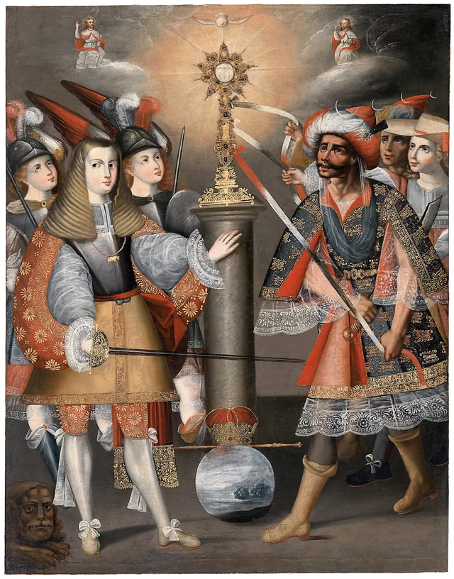A Defesa da Eucaristia e Carlos II, Escola de Cusco