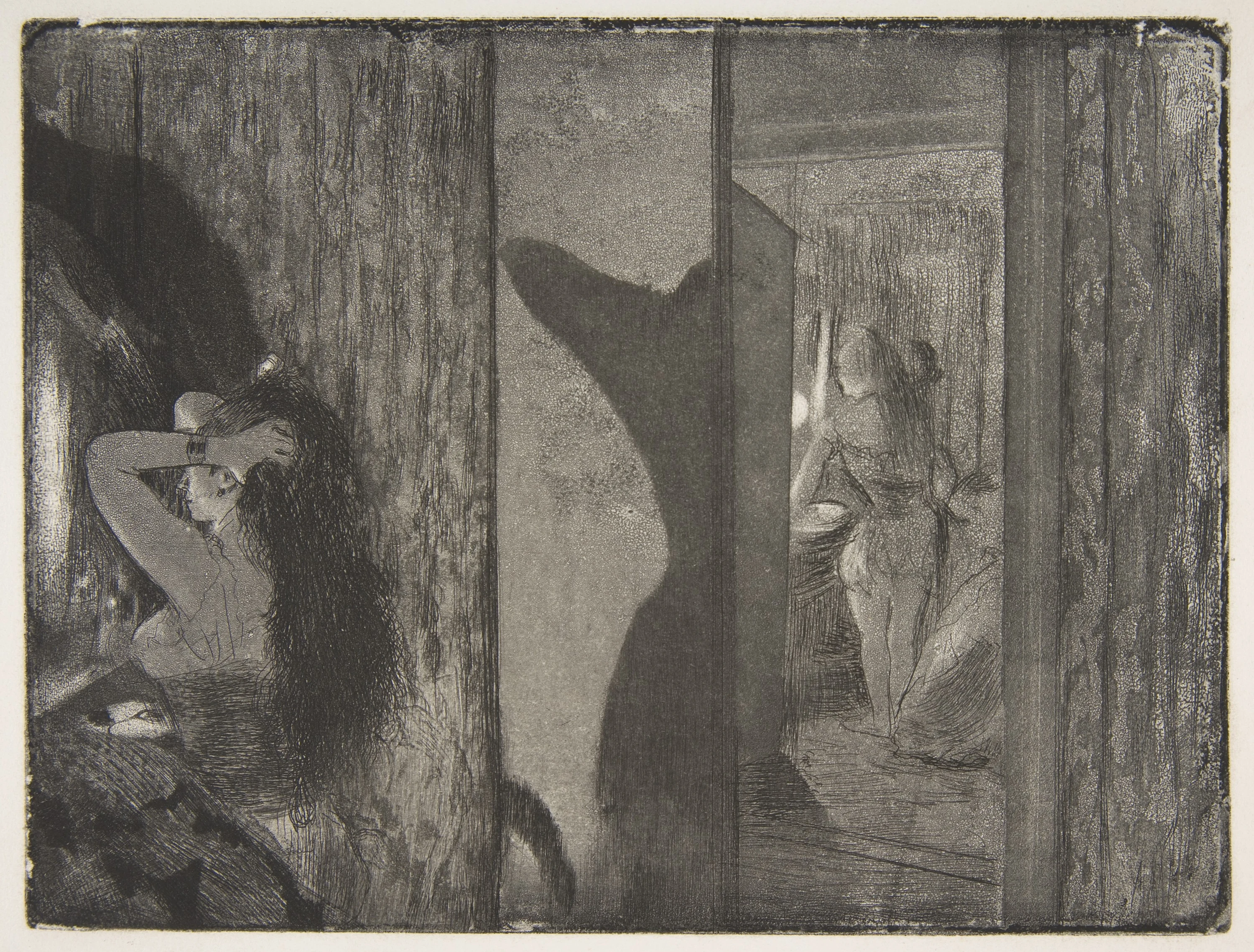Actresses in Their Dressing Rooms, Edgar Degas