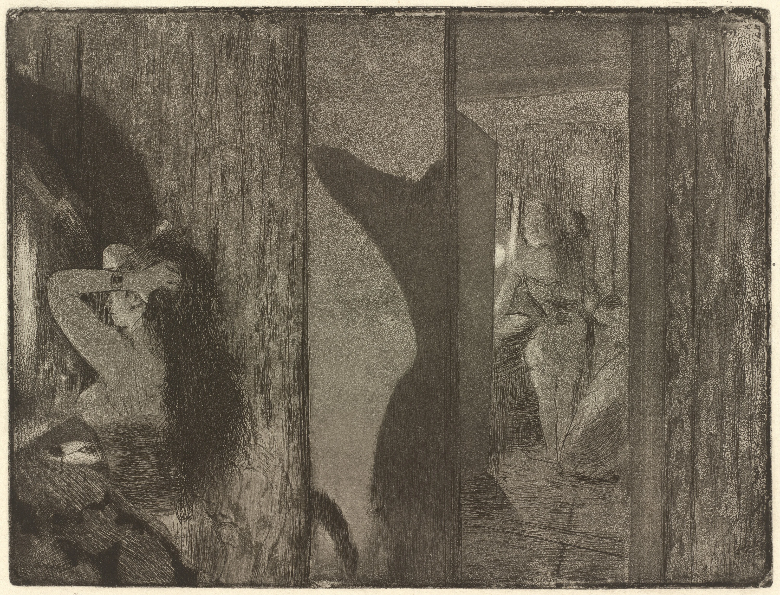 Actresses in Their Dressing Rooms, Edgar Degas