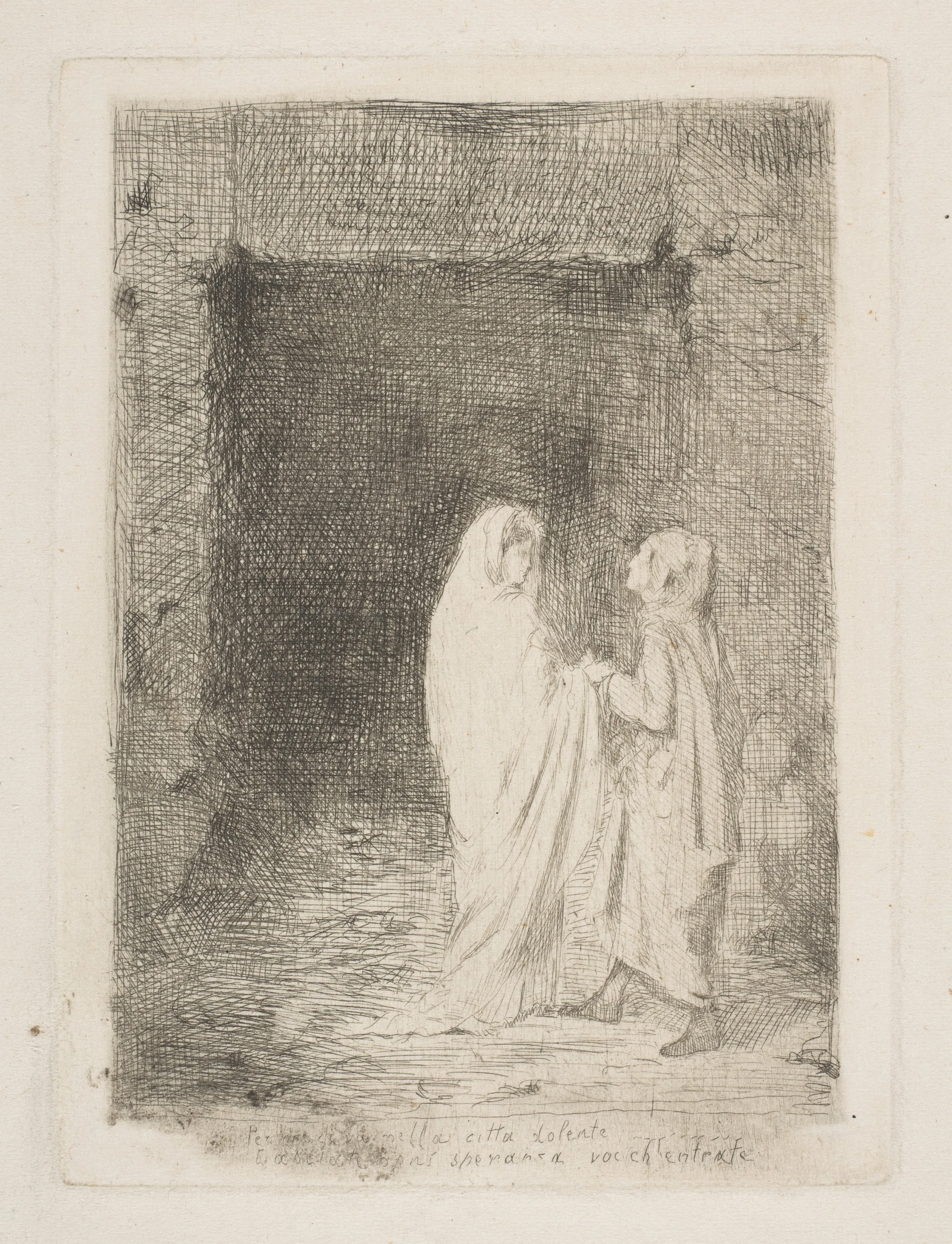 Dante and Virgil, Edgar Degas