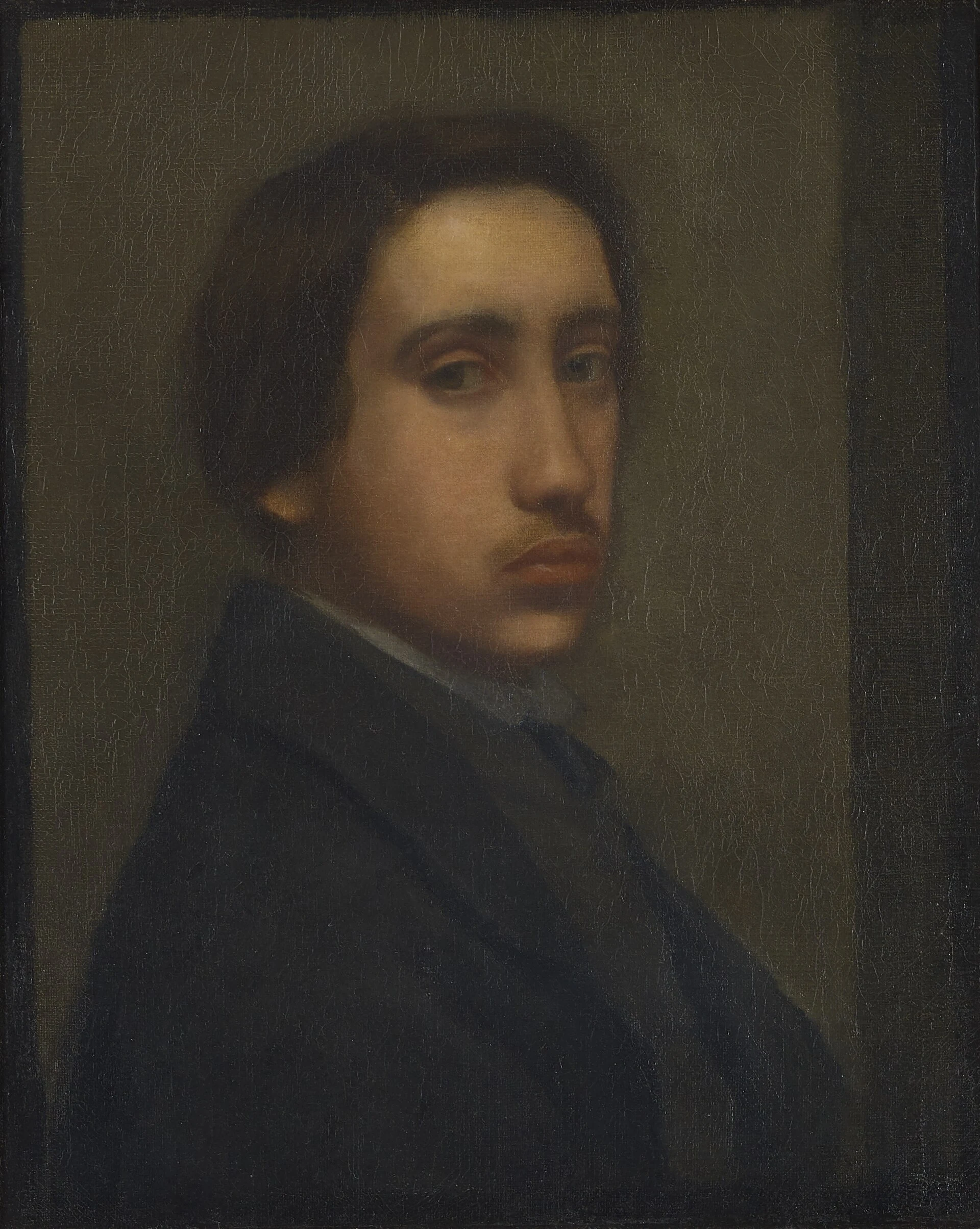 Degas à la redingote noire (Self-Portrait), Edgar Degas